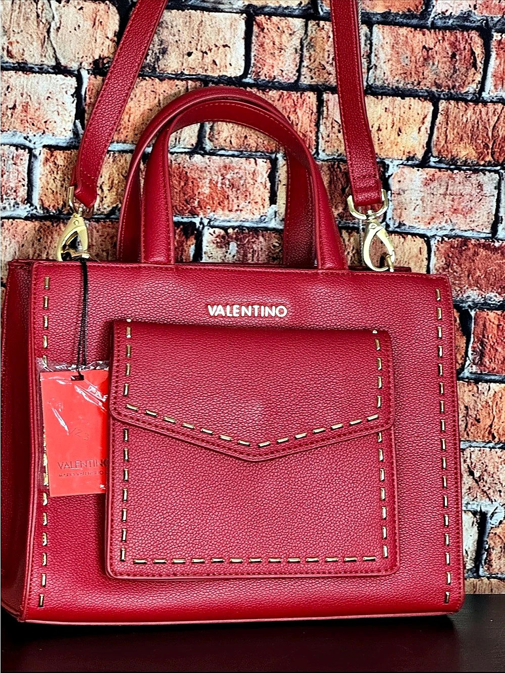 Valentino Red Satchel NWT